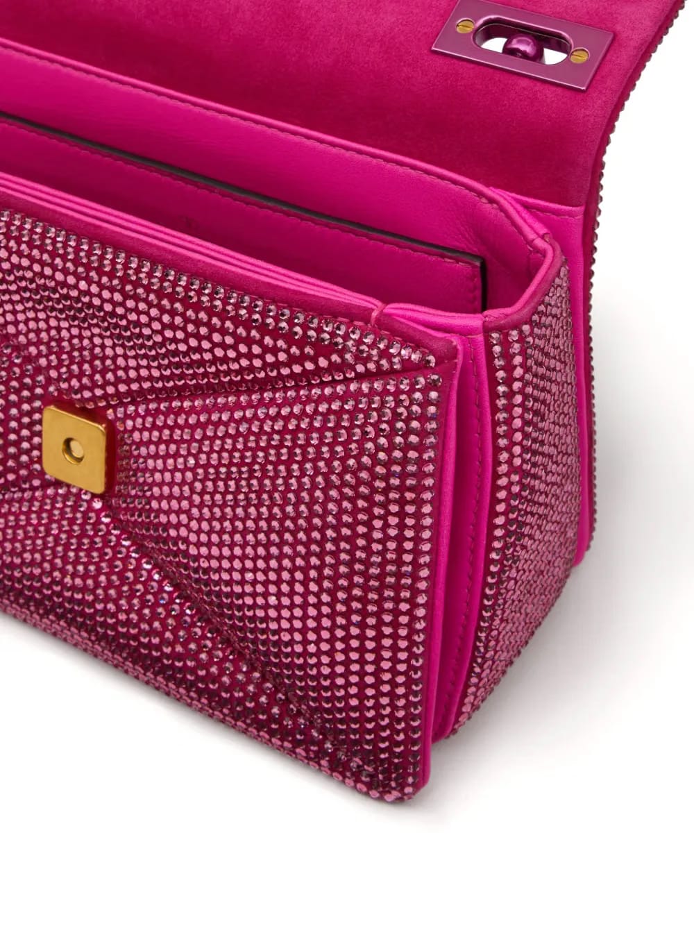 One Stud crystal-embellished shoulder bag