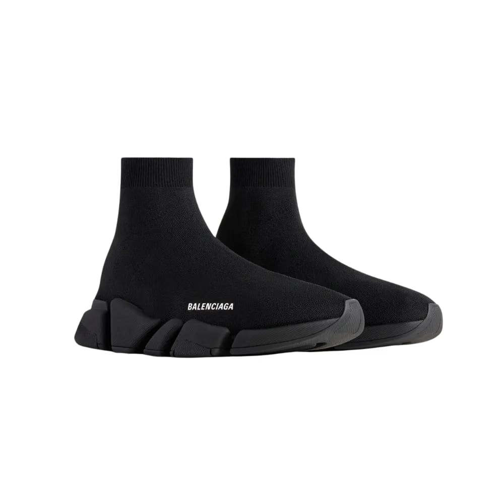 Balenciaga Speed 2.0 Recycled Knit Sneaker in Black