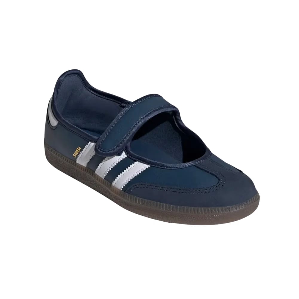 Adidas Samba Mary Jane 'Crew Navy White Gold Metallic'