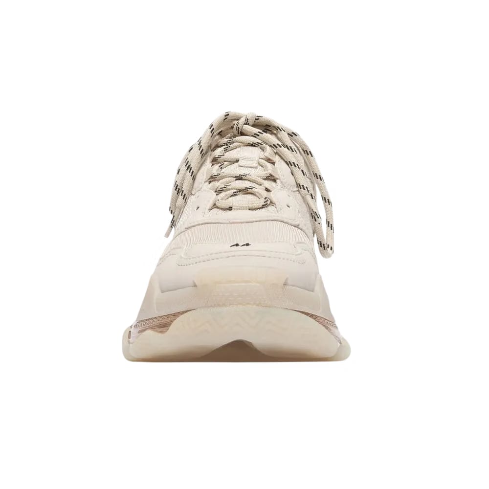 Balenciaga Triple S Clear Sole Sneaker In White