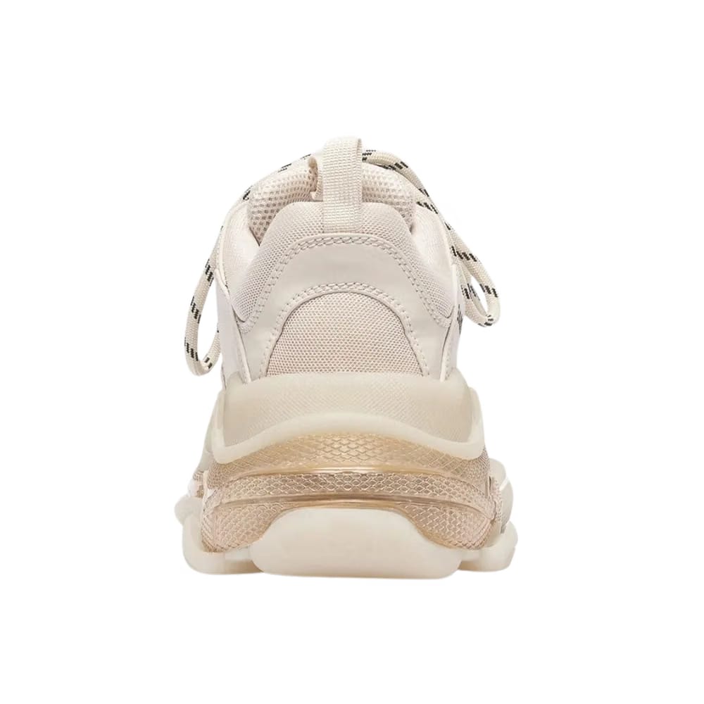 Balenciaga Triple S Clear Sole Sneaker In White