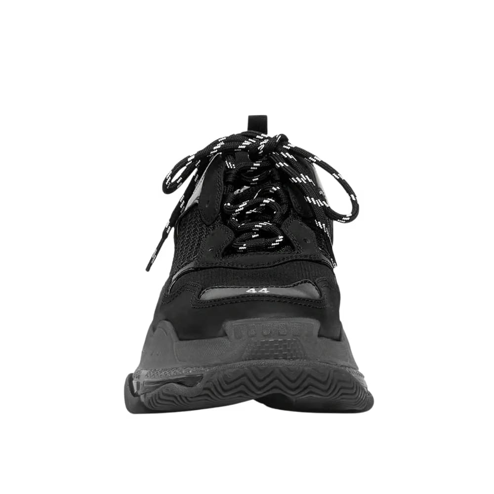 Balenciaga Triple S Clear Sole Sneaker In Black