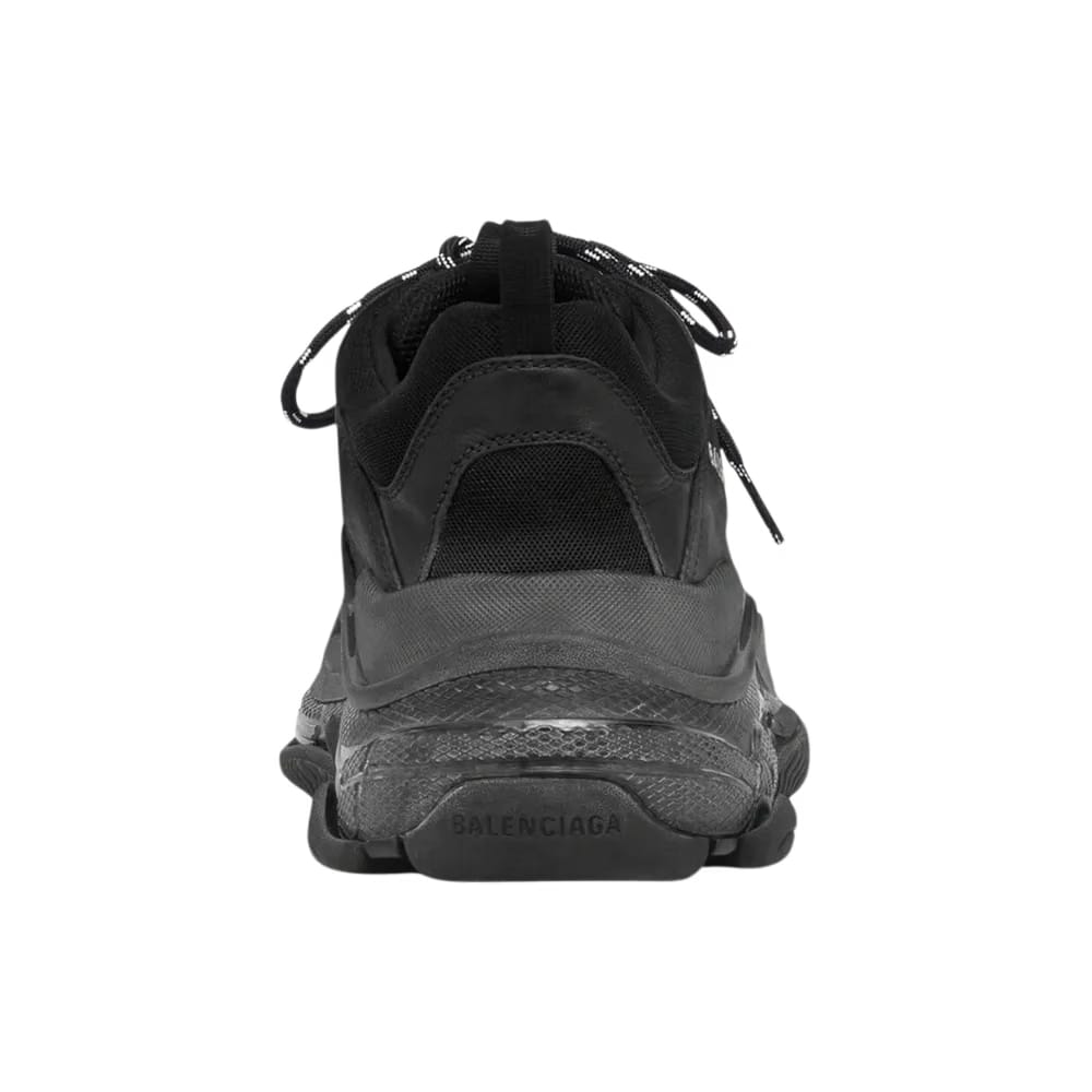 Balenciaga Triple S Clear Sole Sneaker In Black