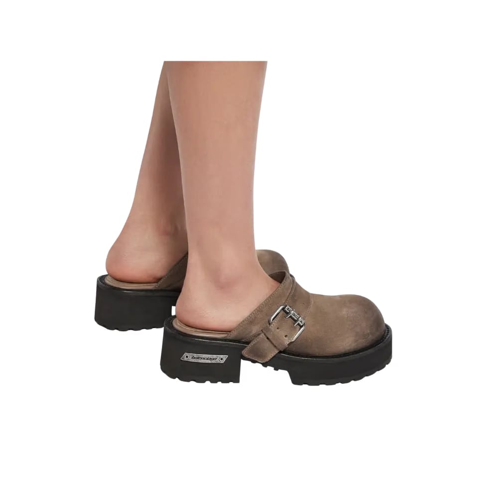 Balenciaga Venom Mule In Biscuit