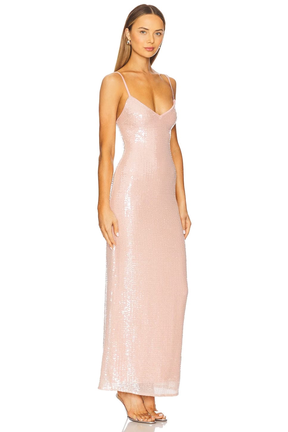 superdown Alba Maxi Dress in Blush
