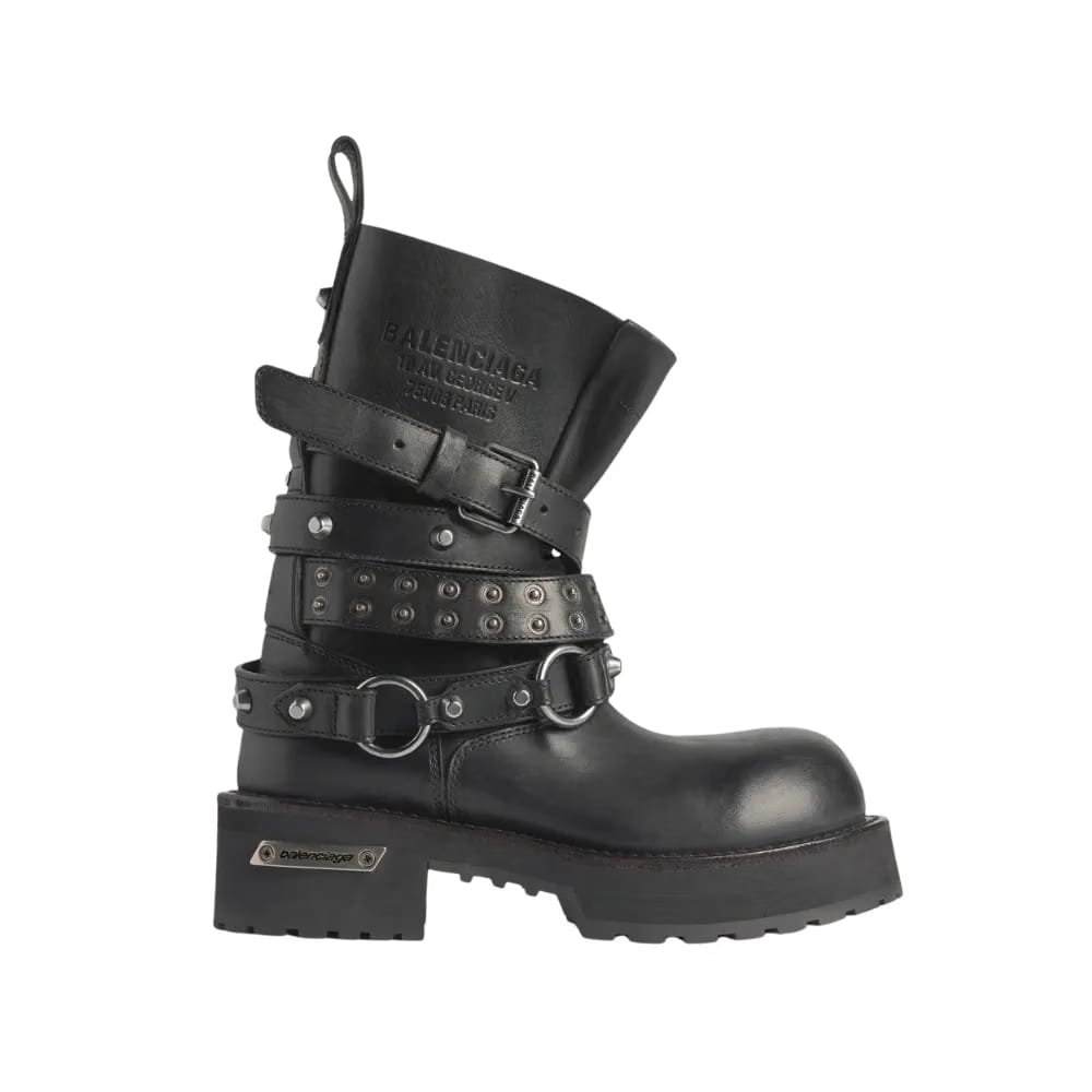 Balenciaga Venom City Bootie In Black