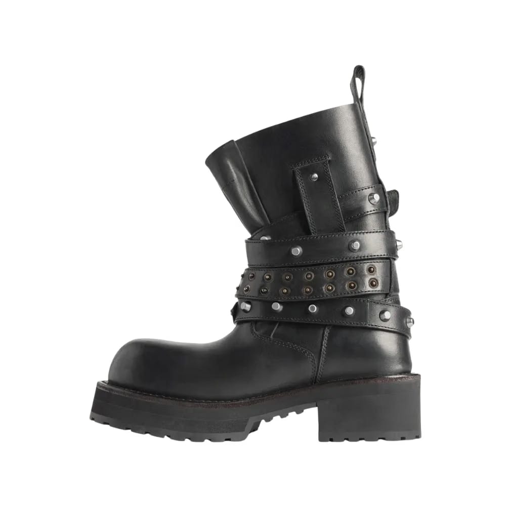 Balenciaga Venom City Bootie In Black
