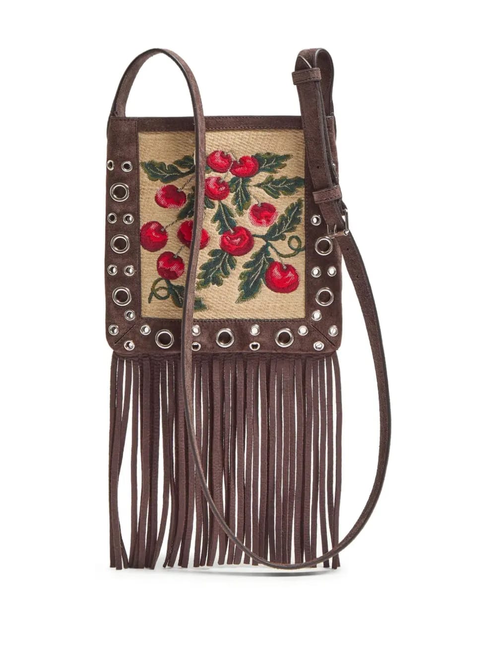 small Nellcôte Cherryfic-motif shoulder bag