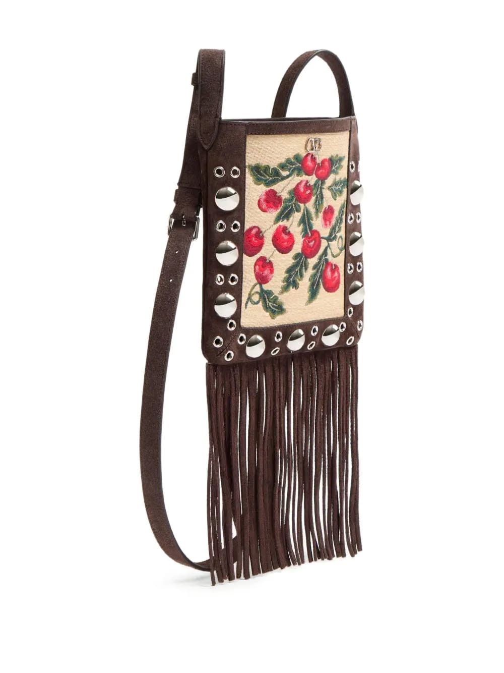 small Nellcôte Cherryfic-motif shoulder bag
