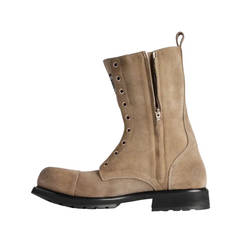 Balenciaga Truck Lace-Up Boot In Sand
