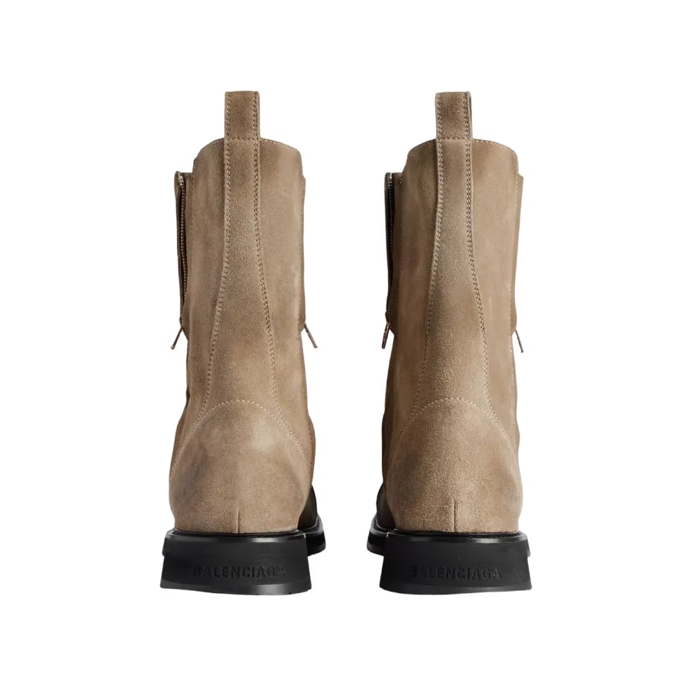 Balenciaga Truck Lace-Up Boot In Sand