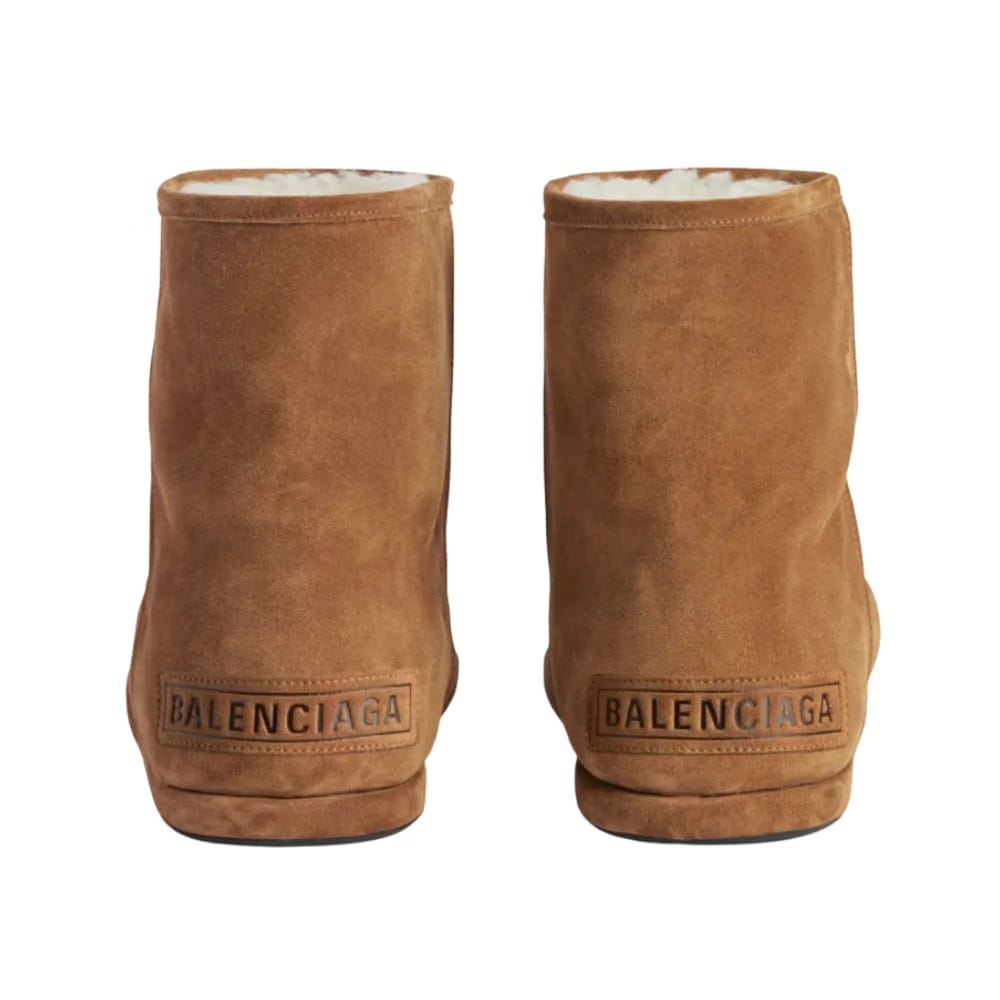Balenciaga Alaska Soft Bootie In Brown