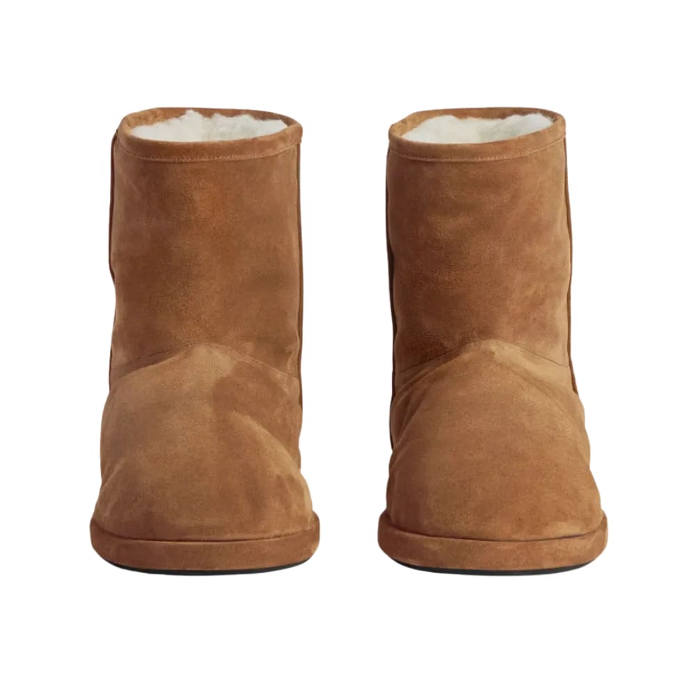 Balenciaga Alaska Soft Bootie In Brown