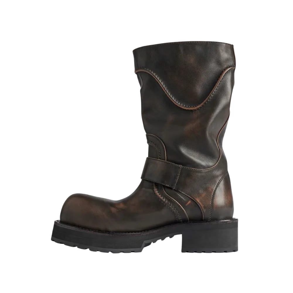 Balenciaga Venom Boot In Brown