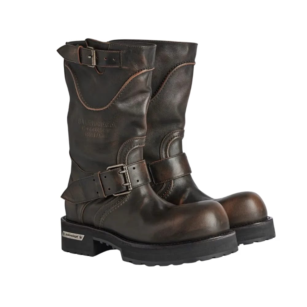 Balenciaga Venom Boot In Brown