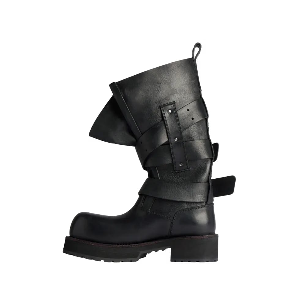 Balenciaga Venom High Boot In Black