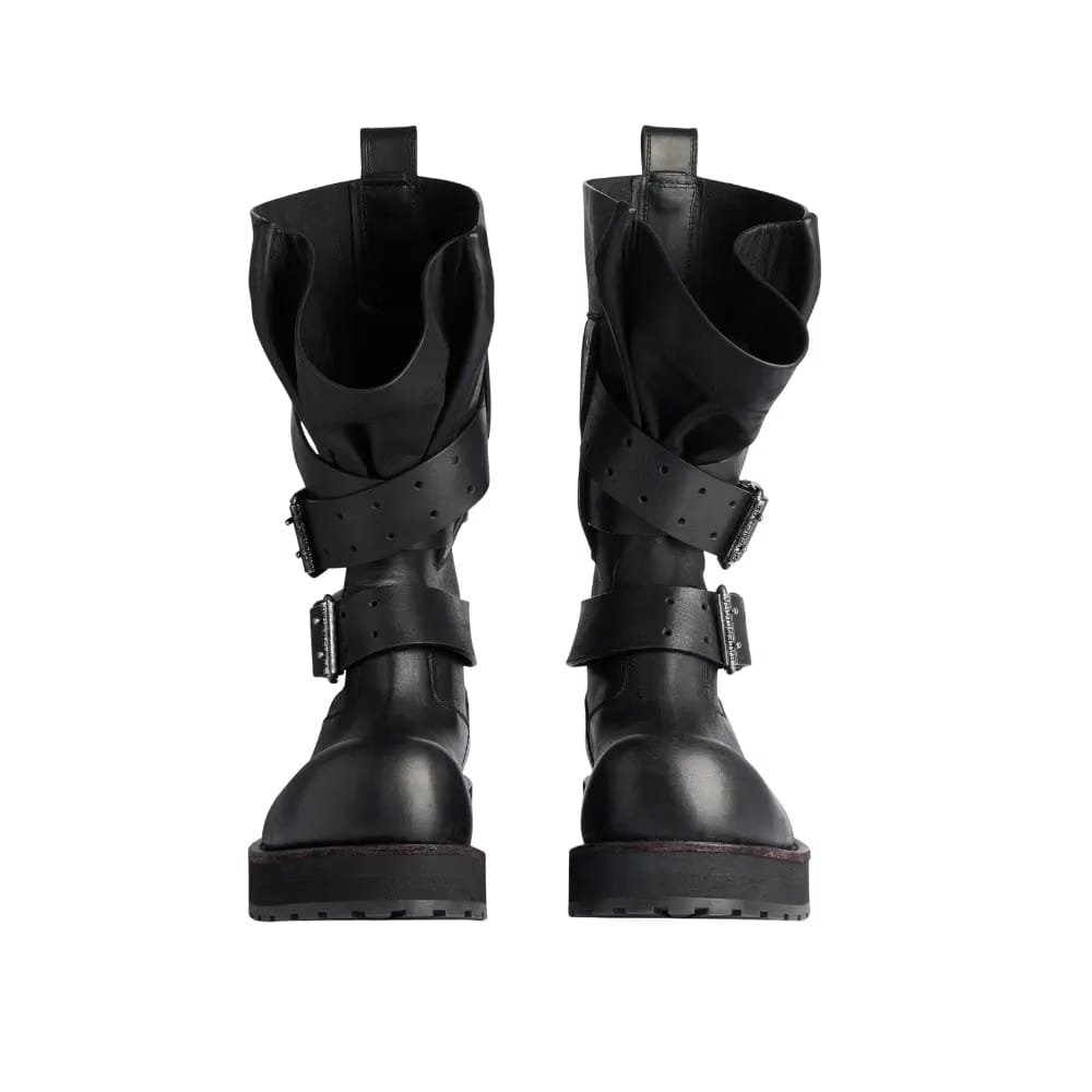 Balenciaga Venom High Boot In Black