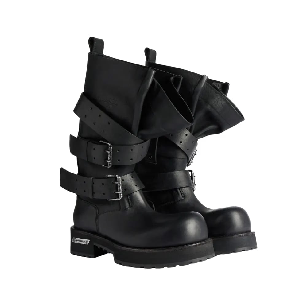 Balenciaga Venom High Boot In Black