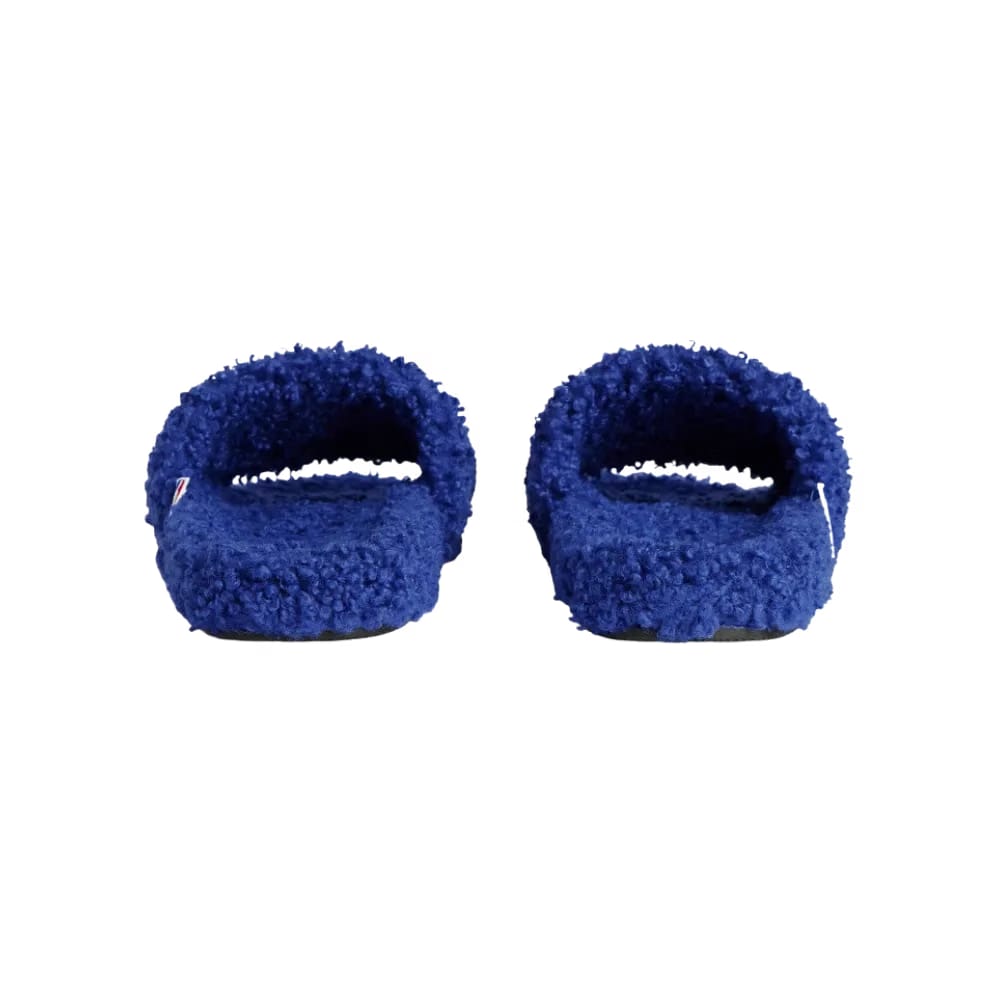 Balenciaga NBA Collaboration Furry Open Mule In Blue