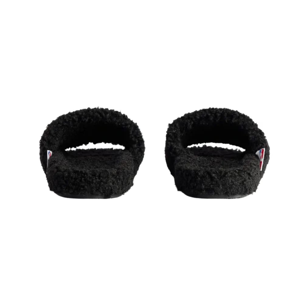 Balenciaga NBA Collaboration Furry Open Mule In Black