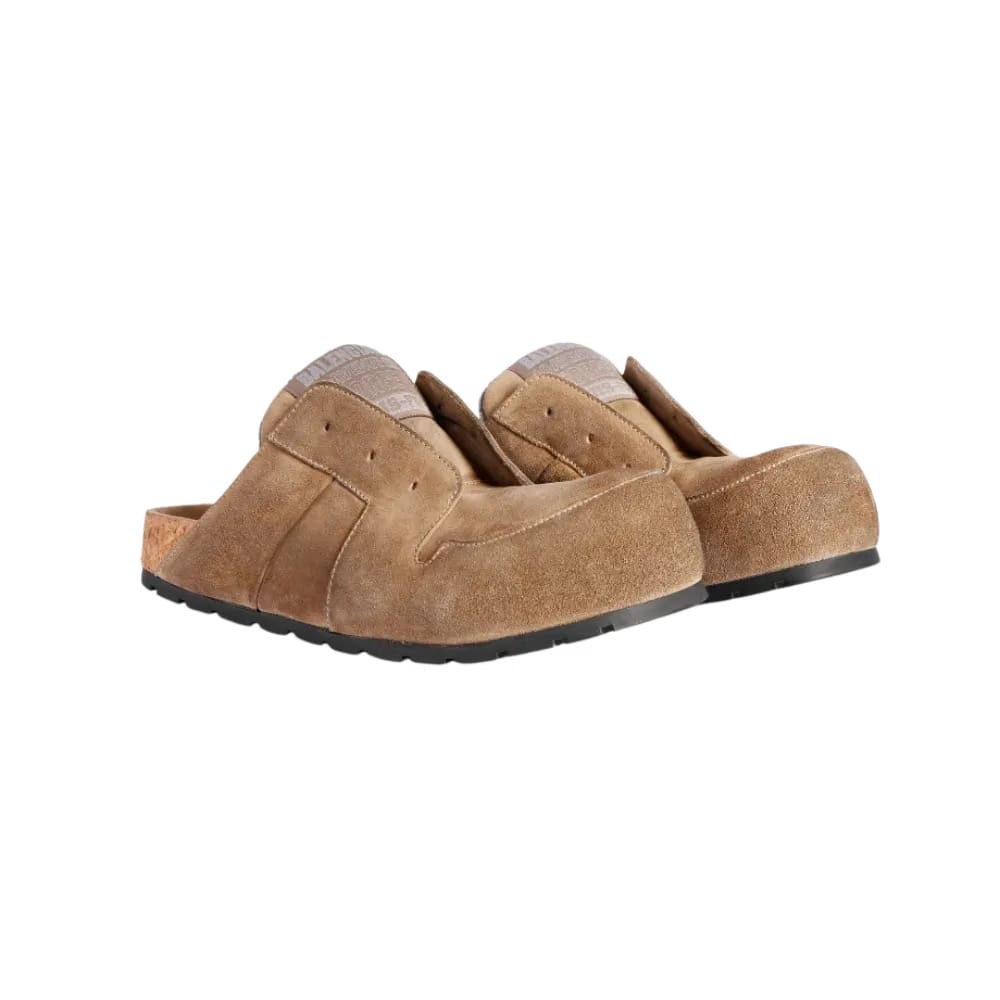 Balenciaga Dumbo Mule In Beige