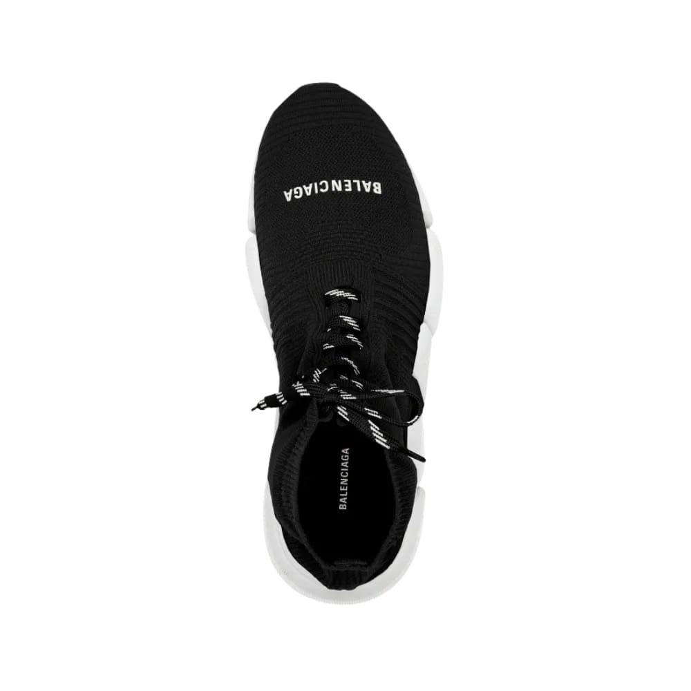 Balenciaga Speed 2.0 Lace Up Black White