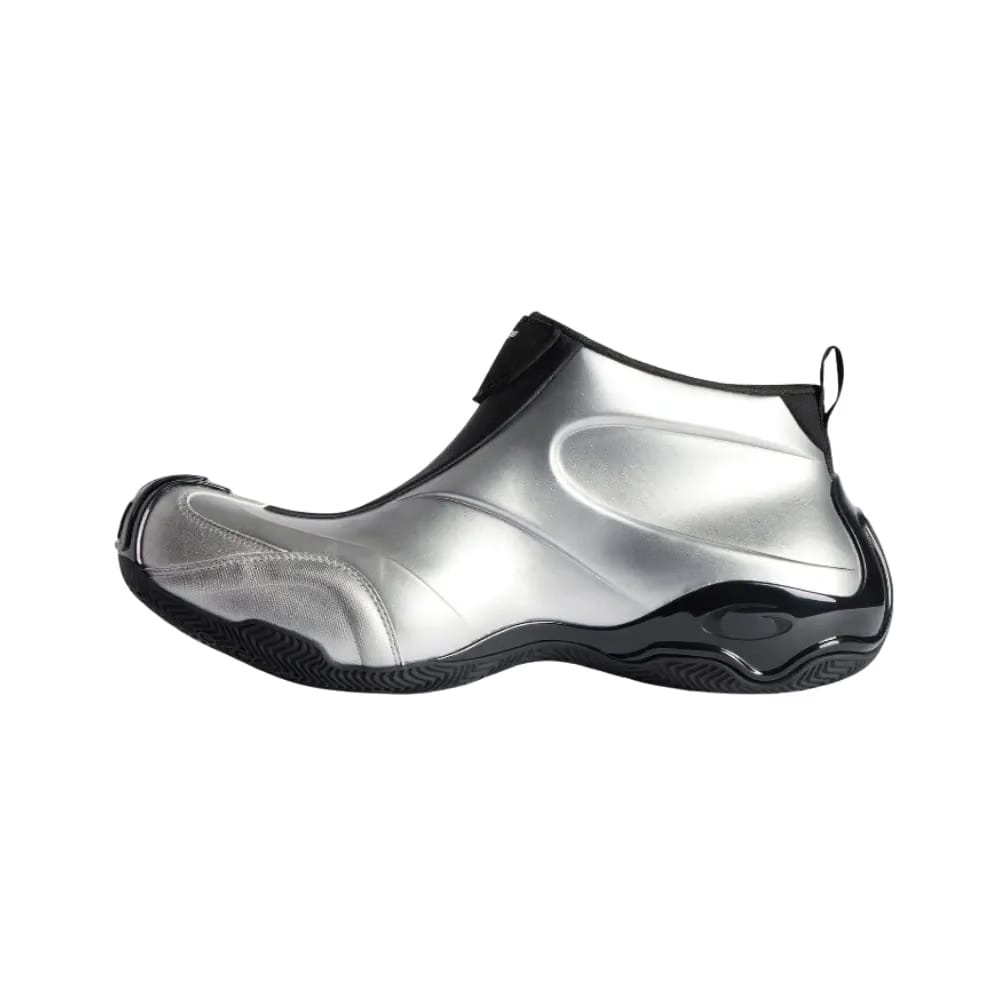 Balenciaga Basketball Sneaker In Silver