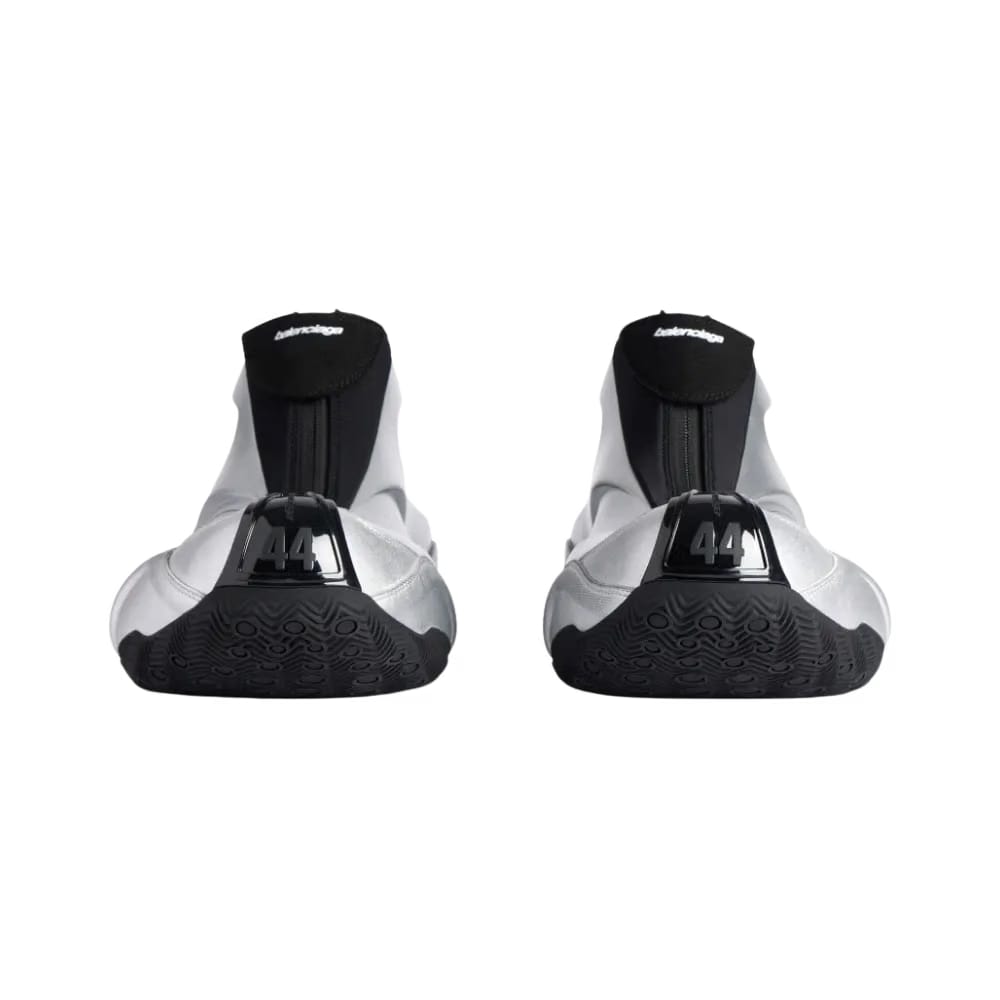 Balenciaga Basketball Sneaker In Silver