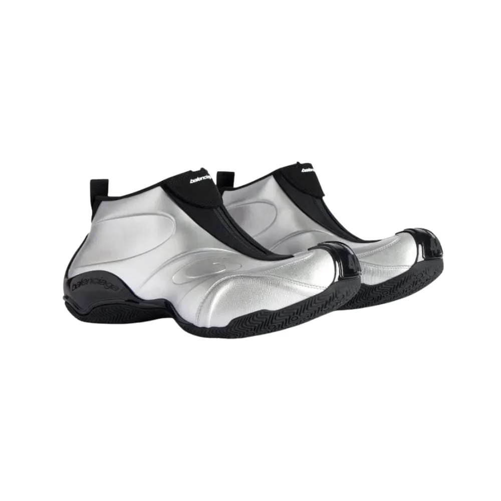 Balenciaga Basketball Sneaker In Silver