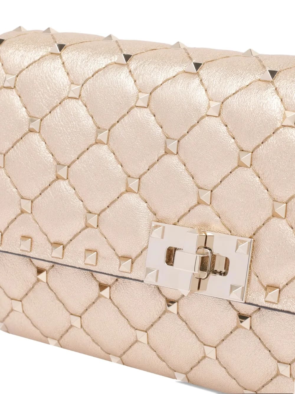 Rockstud Spike leather shoulder bag
