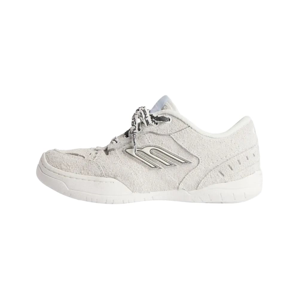 Balenciaga Hamptons Suede Sneaker In Off White