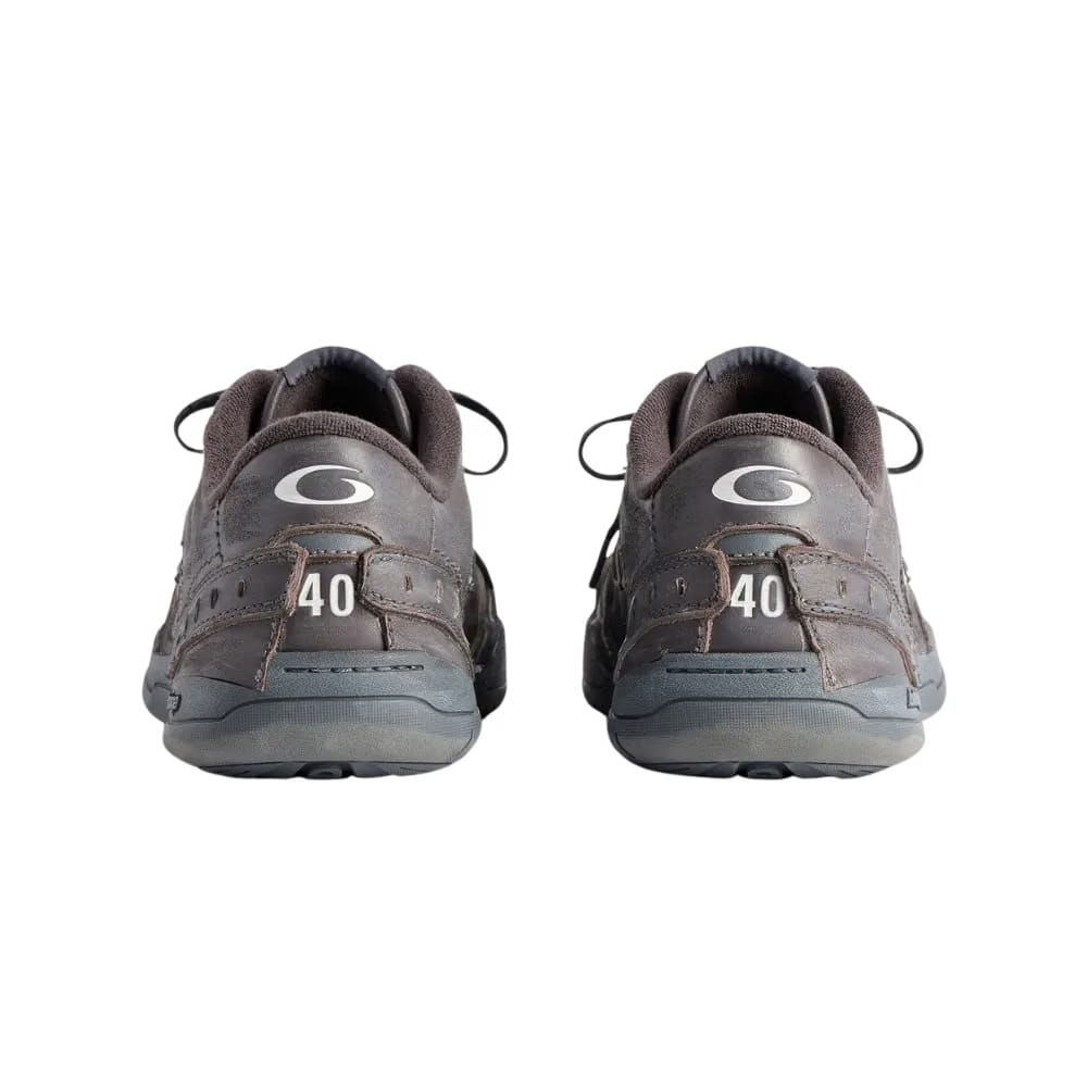 Balenciaga Hamptons Worn-Out Sneaker In Grey