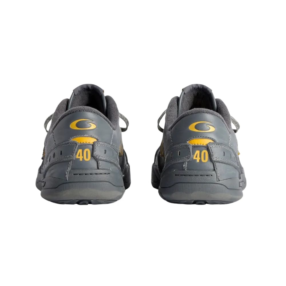 Balenciaga Hamptons Worn-Out Sneaker In Grey and Yellow
