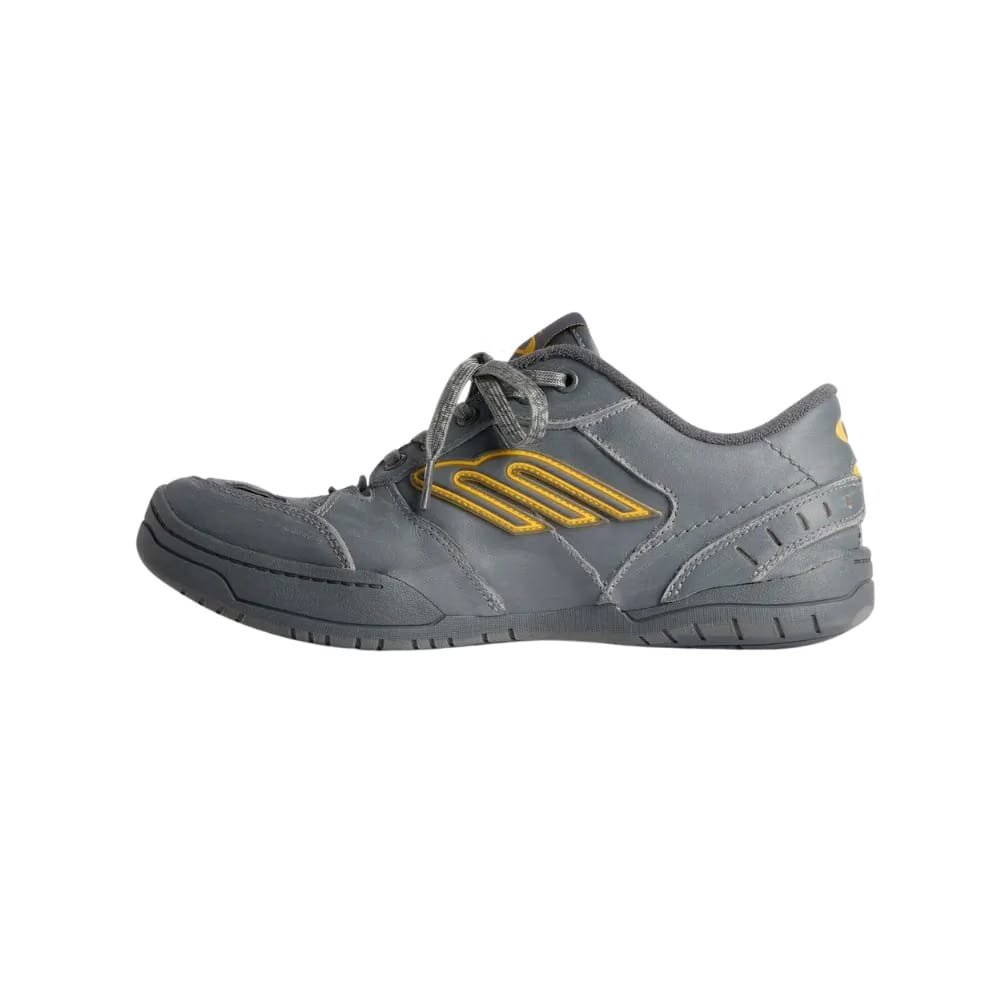 Balenciaga Hamptons Worn-Out Sneaker In Grey and Yellow