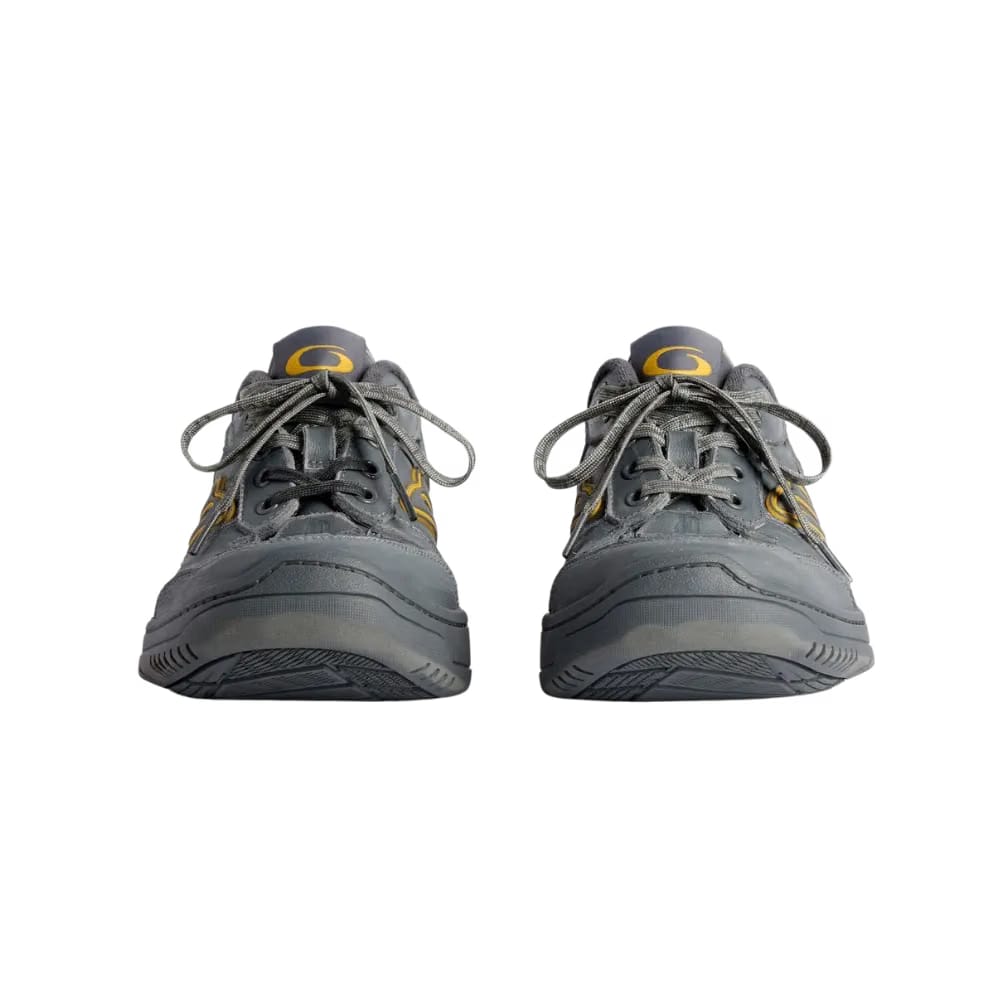 Balenciaga Hamptons Worn-Out Sneaker In Grey and Yellow