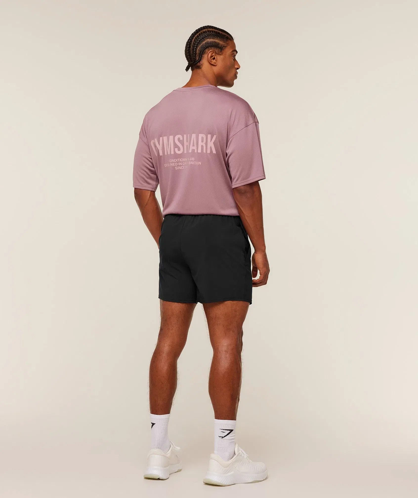 Gymshark Conditioning Club Oversized T-Shirt - GS Calm Pink/GS Light Pink