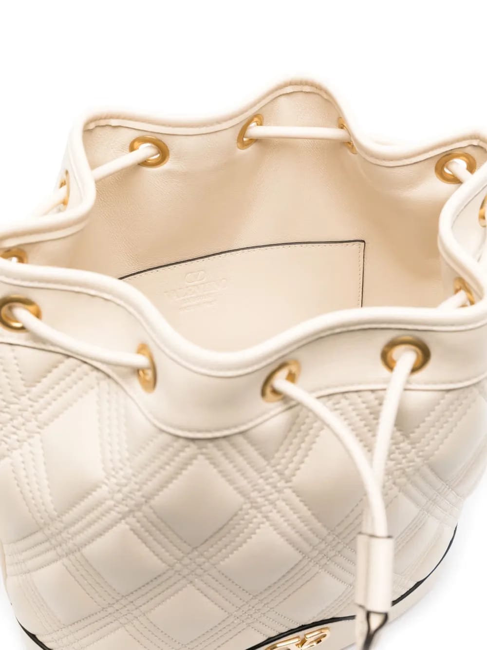quilted bucket bag