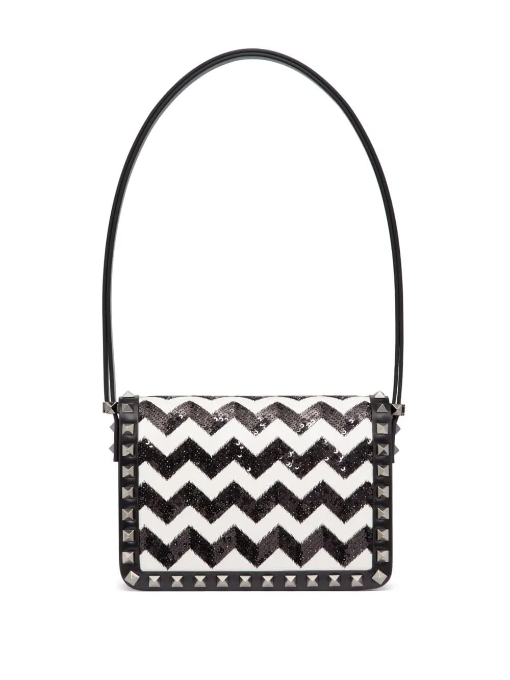 small Rockstud23 embroidered shoulder bag