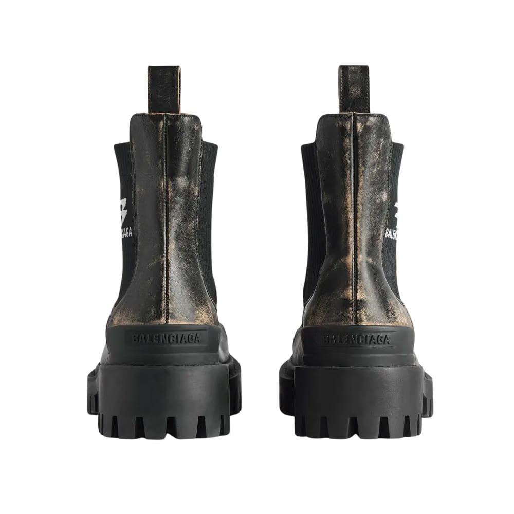 Balenciaga Strike Chelsea Boot in Black
