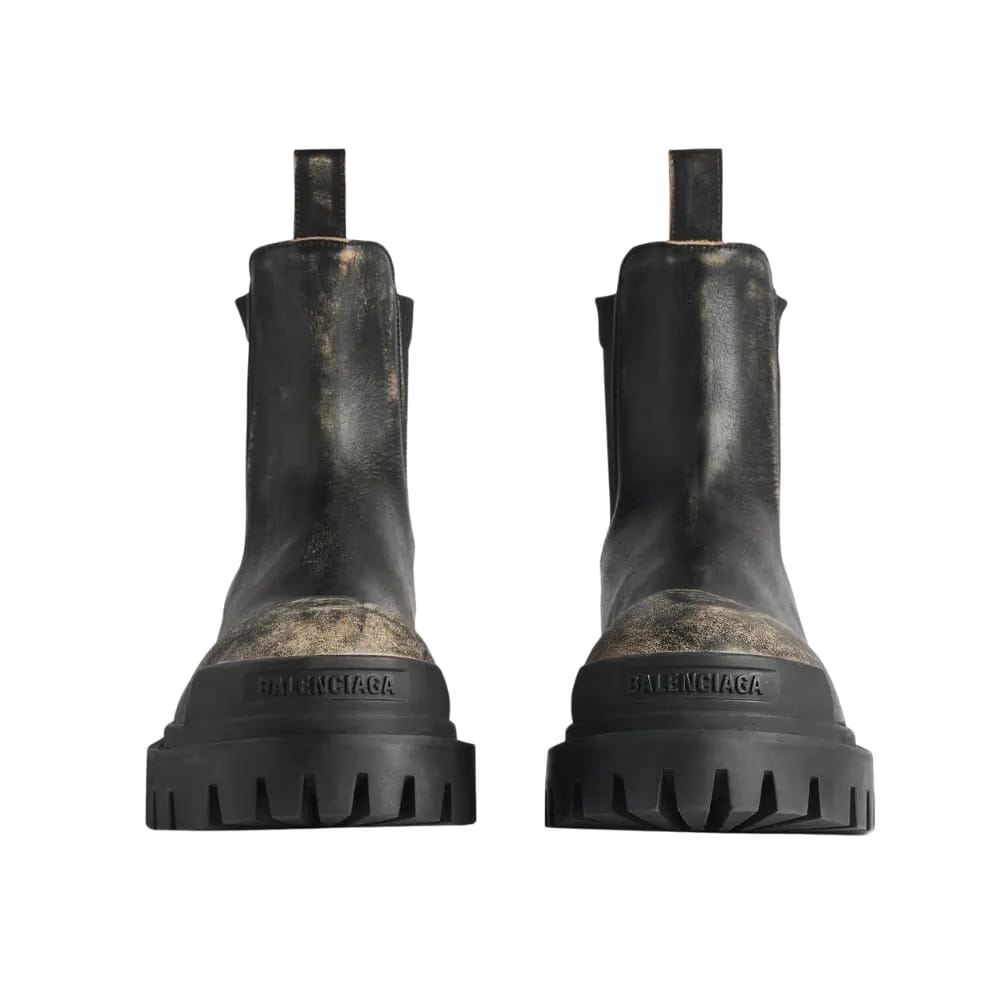 Balenciaga Strike Chelsea Boot in Black
