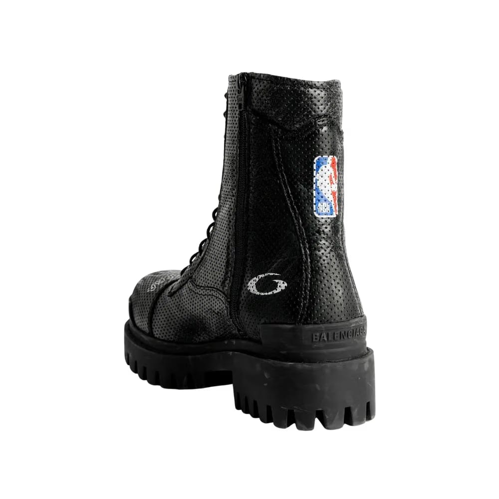 Balenciaga NBA Collaboration Combat Strike Boot in Black