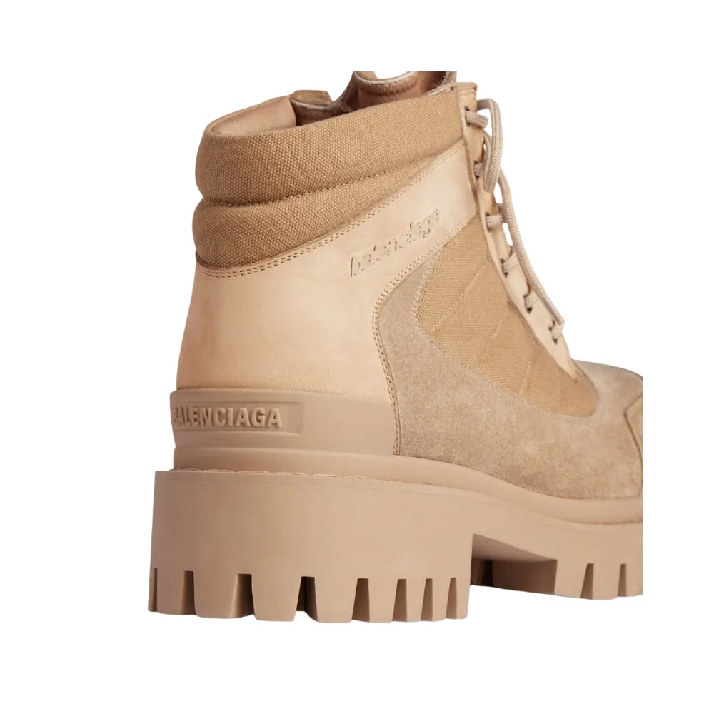 Balenciaga Combat Strike Low Boot In Sand