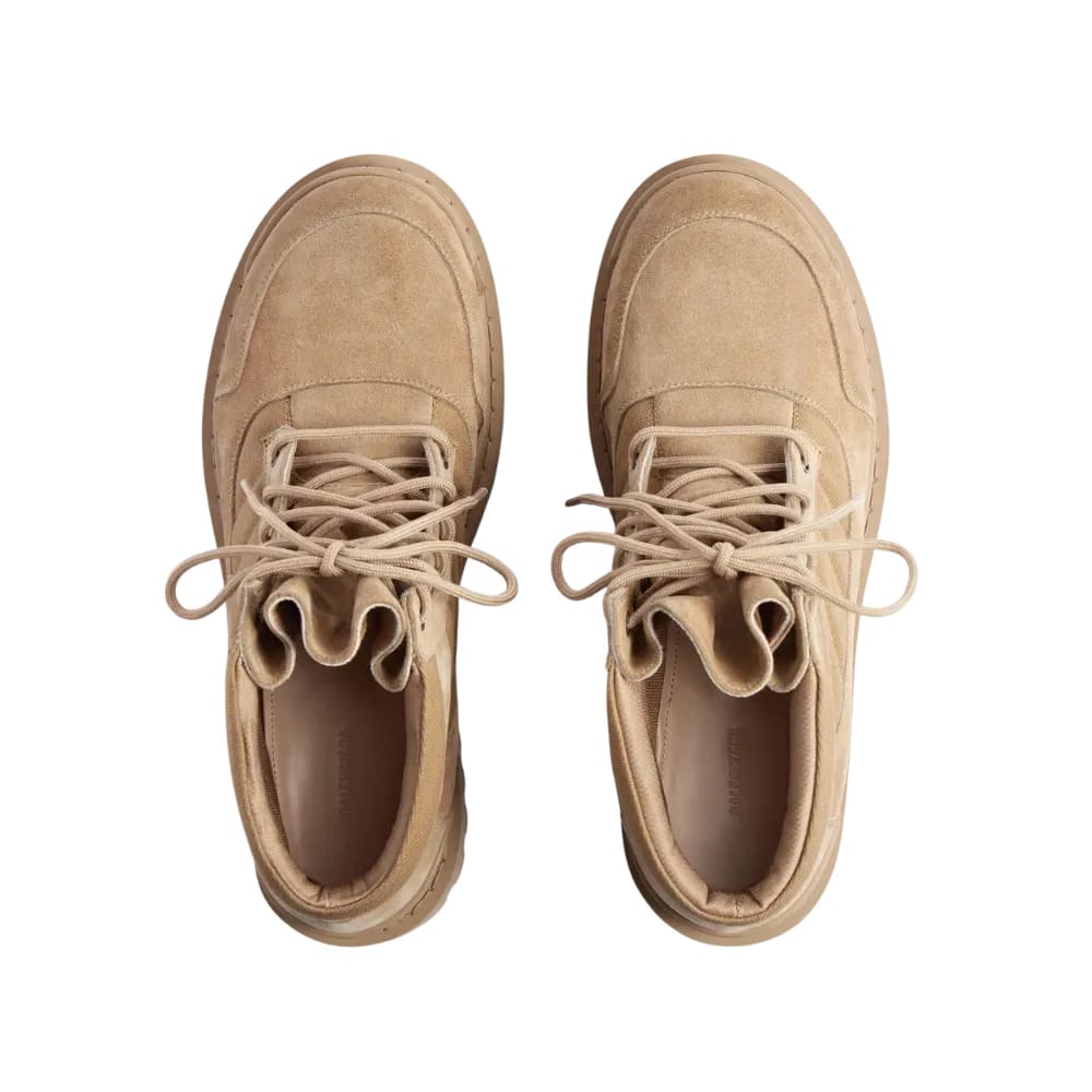 Balenciaga Combat Strike Low Boot In Sand