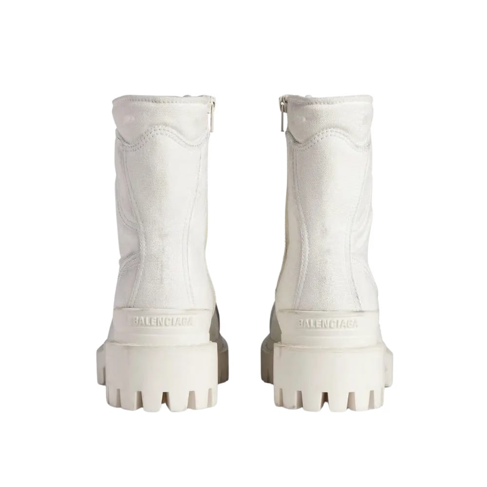 Balenciaga Combat Strike Boot In White