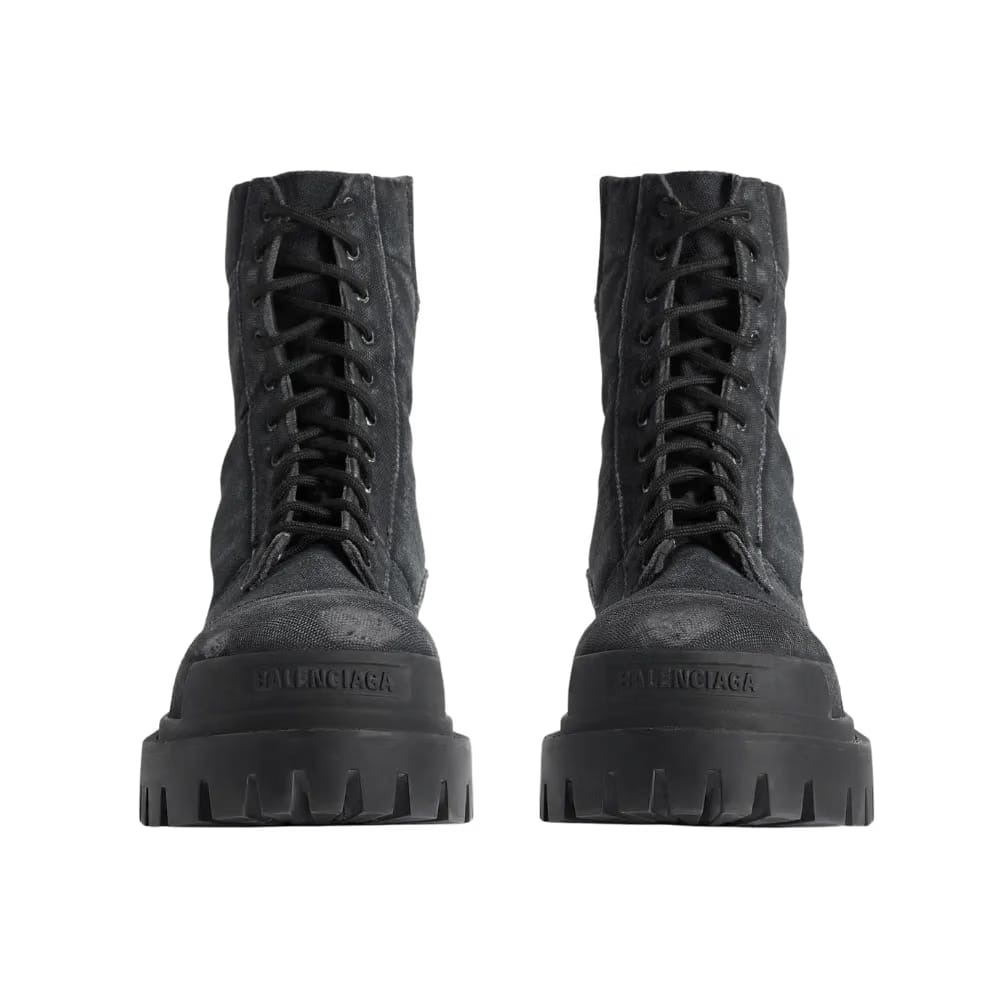 Balenciaga Combat Strike Boot In Black