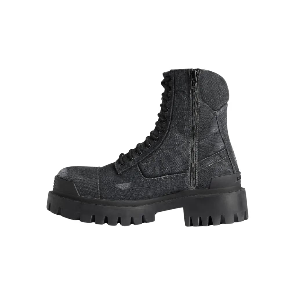 Balenciaga Combat Strike Boot In Black