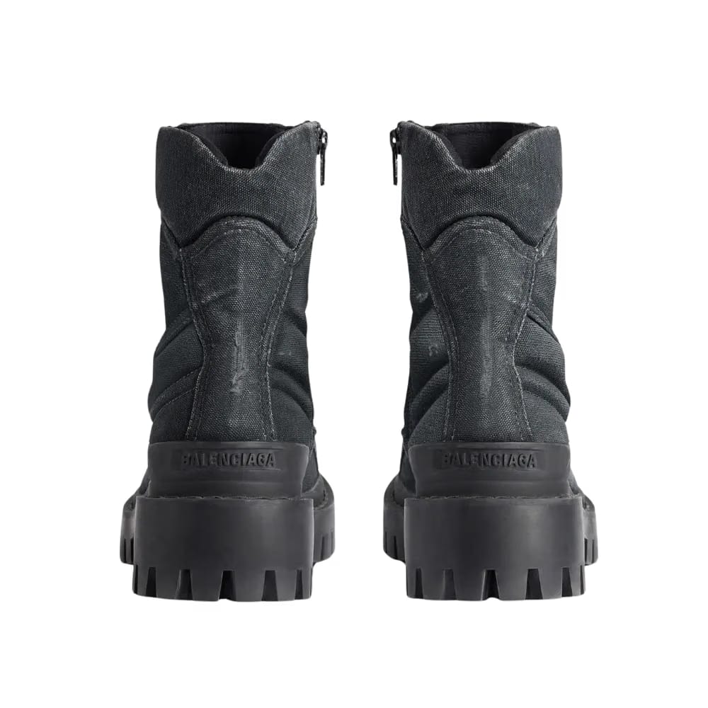 Balenciaga Combat Strike Boot In Black