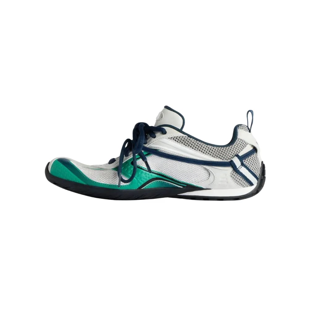 Balenciaga Radar Gradient Lines Sneaker In Green
