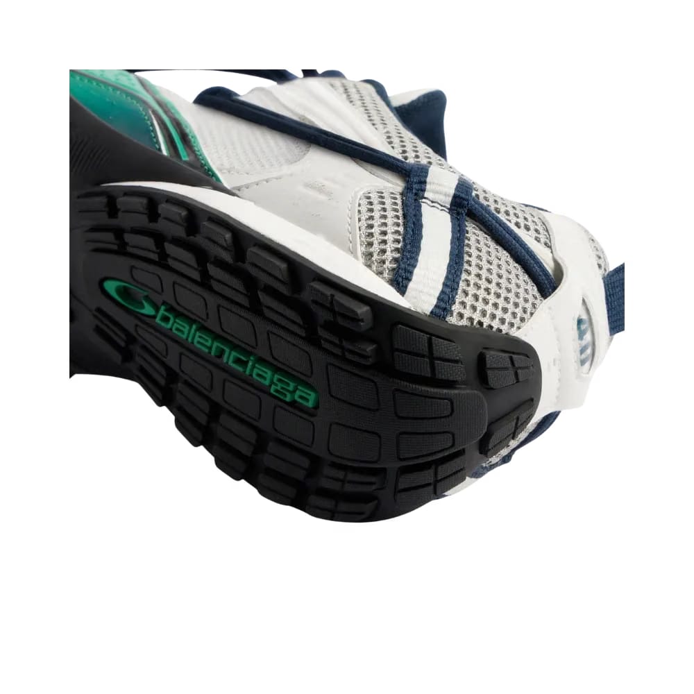 Balenciaga Radar Gradient Lines Sneaker In Green