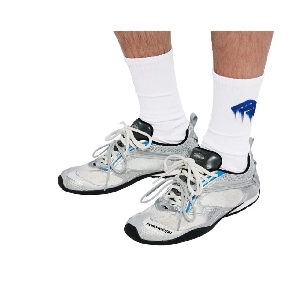 Balenciaga Radar Gradient Lines Sneaker In White
